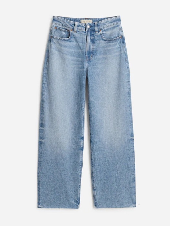 Madewell Denim - Madewell Curvy Perfect Vintage Wide-Leg Crop Jean NWT 28